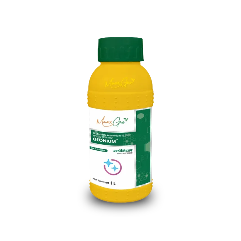 Glonium Glufosinate Ammonium 13.5% SL herbicide 1L bottle pack by MaxxGro Agrology Limited