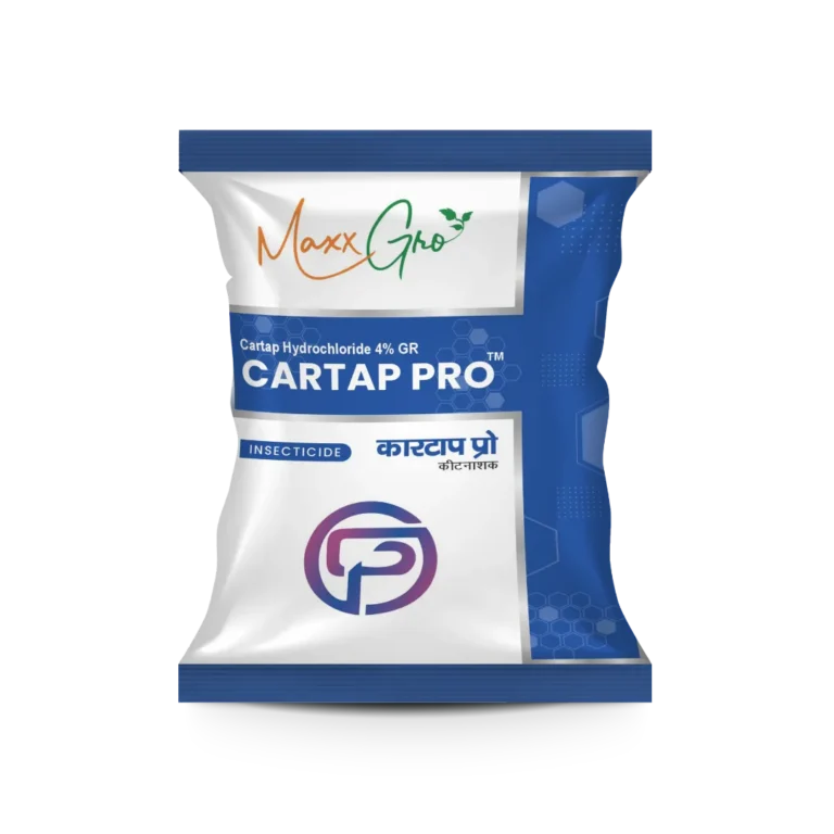 Cartap Pro Cartap Hydrochloride 4% GR insecticide pouch pack by MaxxGro Agrology Limited